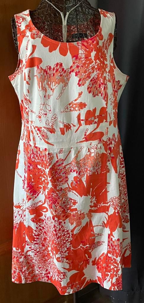 Terre Bleue 44 NIEUW Mooie frisse zomerjurk, Kleding | Dames, Jurken, Zo goed als nieuw, Maat 42/44 (L), Wit, Ophalen of Verzenden