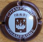 Capsule Champagne PANNIER brun & blanc nr.18, Verzamelen, Wijnen, Ophalen of Verzenden, Nieuw, Frankrijk, Champagne