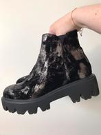 Bottines boots noires argentées FactoryStore, Noir, Boots et Botinnes, Neuf