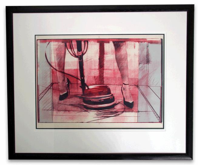 Original Steven Scheffer , Boenen (Scrubbing/Polishing), Antiek en Kunst, Kunst | Overige Kunst, Ophalen of Verzenden