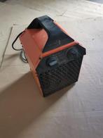 Séchoir de chantier à feu chaud électrique 2000 W orange, Bricolage & Construction, Chauffage & Radiateurs, Comme neuf, Moins de 60 cm
