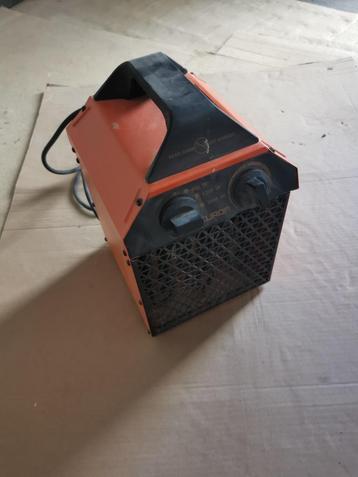 Bouwdroger Electrisch verwarm vuurtje 2000 W oranje