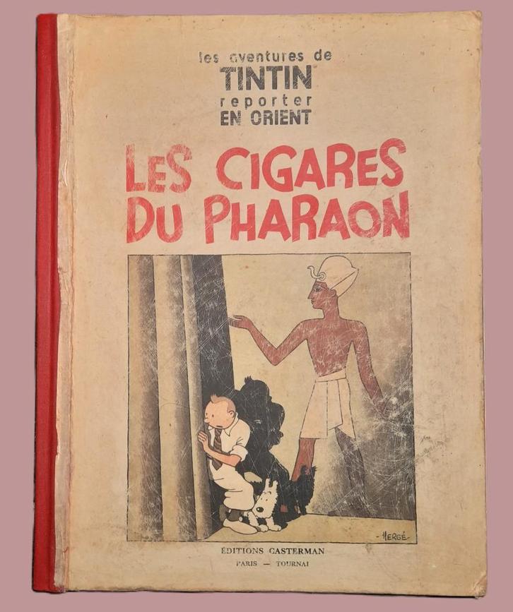 Bd Tintin les cigares du pharaon EO / 1934, Livres, BD, Utilisé, Envoi