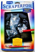 Scraperfoil, zilverkleurig, Cute kittens, +8 jr - NIEUW, Hobby & Loisirs créatifs, Enlèvement ou Envoi, Comme neuf, Autres types