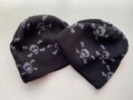 Lot de 2 bonnets noirs Barts tête de mort et intérieur polar, Jongen of Meisje, Barts, Ophalen of Verzenden, Zo goed als nieuw