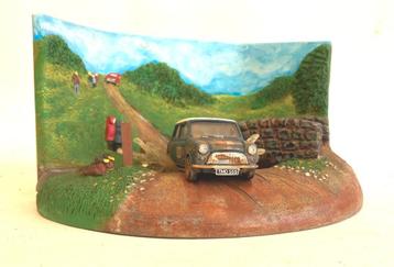 Mini Cooper racing Diorama Vanguards RD2001.  beschikbaar voor biedingen