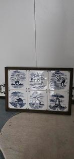 Vintage Dienblad Met Hollandse Tegels, Antiek en Kunst, Ophalen of Verzenden