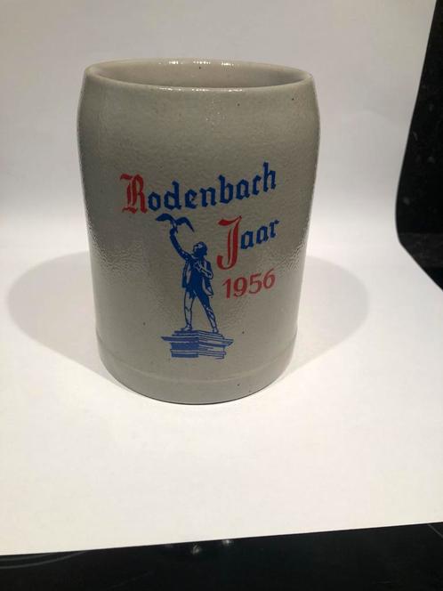 RODENBACH 1956 bierpot bierpul bierkroes pul kroes, Collections, Marques de bière, Utilisé, Chope(s), Autres marques, Enlèvement ou Envoi