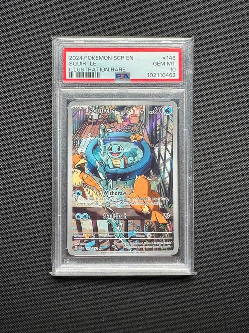 Squirtle PSA 10 - 148/142 (Stellar Crown), Hobby en Vrije tijd, Verzamelkaartspellen | Pokémon, Ophalen of Verzenden