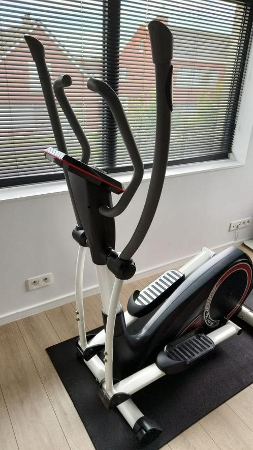 Flow Fitness crosstrainer, Sport en Fitness, Fitnessapparatuur, Gebruikt, Crosstrainer, Armen, Benen, Kunststof, Ophalen