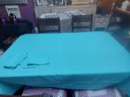 Tafelkleed van Tertio met 6 servietten. Turqouiseblauw, Ophalen, Gebruikt, Tafelkleed of Tafelzeil