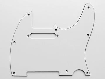 Witte Telecaster slagplaat 8 gaten / 3-laags NIEUW! beschikbaar voor biedingen