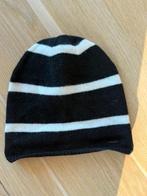 IKKS muts zwart/wit gestreept   NIEUW, Kinderen en Baby's, Kinderkleding | Mutsen, Sjaals en Handschoenen, 134 t/m 140, Nieuw