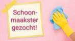 Poetsvrouw gezocht voor 4u per week, Vacatures, Vacatures | Schoonmaak en Facilitaire diensten