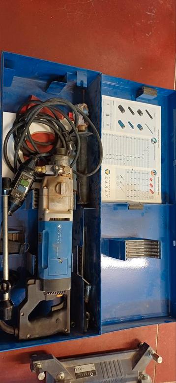 Carat boormachine 1851 met statief en boor 123mm, Enlèvement, Perceuse