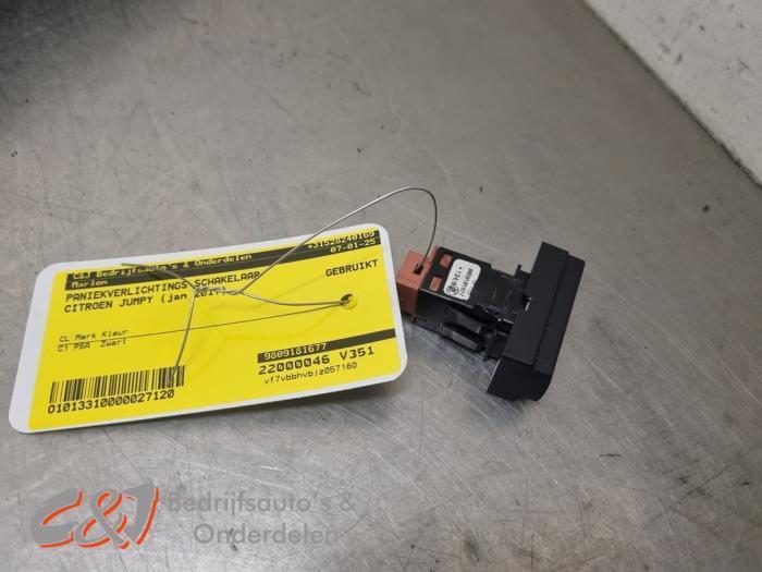 Paniekverlichtings Schakelaar van een Citroen Jumpy, Auto-onderdelen, Dashboard en Schakelaars, Citroën, Gebruikt, 3 maanden garantie