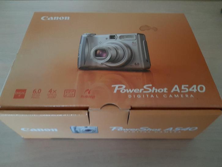 Canon PowerShot A540 digitale camera, Audio, Tv en Foto, Fotocamera's Digitaal, Zo goed als nieuw, Compact, Canon, 4 t/m 7 keer