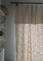 Rideau | Nappe | Plaid ajustable Sixtine 140x270, 100 tot 150 cm, 200 cm of meer, Beige, Nieuw