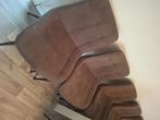 6 eetkamerstoelen bruin, Huis en Inrichting, Stoelen, Ophalen, Gebruikt, Bruin, Vijf, Zes of meer stoelen