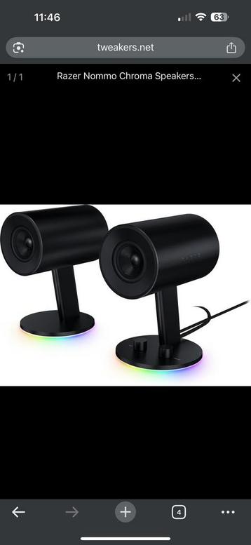 Razor Nommo chroma pc speakers beschikbaar voor biedingen