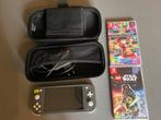 Nintendo Switch + 2 games + Memory card 256mb + beschermdoos, Games en Spelcomputers, Ophalen, Zo goed als nieuw