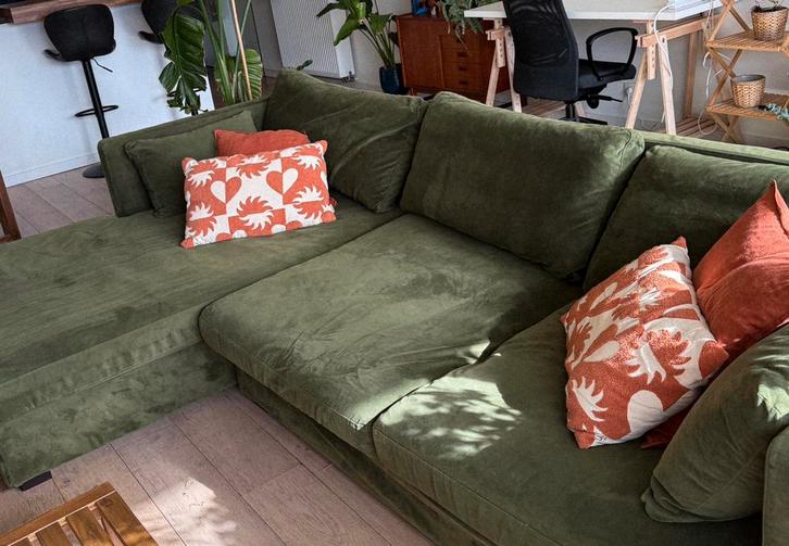 Oranje kussen van SISSY-BOY (2 stuks), Huis en Inrichting, Zetels | Complete zithoeken, Zo goed als nieuw, Ophalen