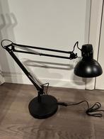 Lampe de bureau en acier noir H55., Comme neuf, Enlèvement, Moins de 50 cm, Métal
