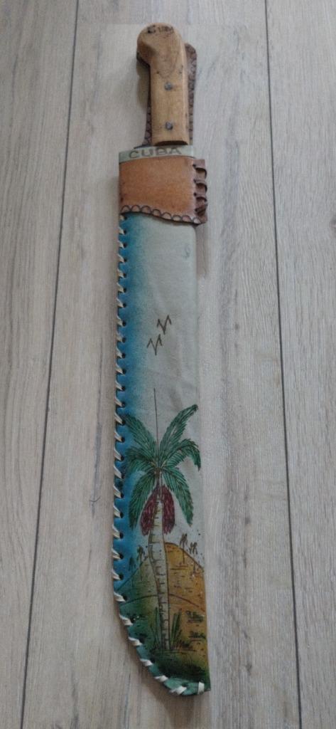 Decoratieve machete uit Cuba, Huis en Inrichting, Woonaccessoires | Wanddecoraties, Zo goed als nieuw, Ophalen of Verzenden