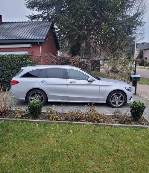 Mercedes C180 AMG line, Auto's, Mercedes-Benz, Particulier, C-Klasse, Diesel, Euro 6, Break, Handgeschakeld, Zwart, Zwart, Leder