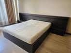bed, Huis en Inrichting, Slaapkamer | Bedden, Ophalen, Gebruikt, Zwart, Tweepersoons