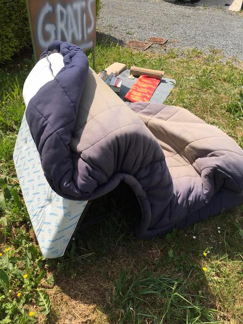 Zetelbed, Huis en Inrichting, Zetels | Zetels, Gebruikt, Rechte bank, Eenpersoons, Minder dan 150 cm, 150 cm of meer, Overige materialen