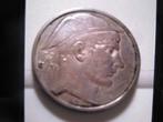 Zilveren munt 50 frank 1951, Postzegels en Munten, Munten | België, Verzenden, Zilver, Zilver