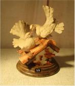 Mooi Beeld van 2 verliefde Vogels - Capodimonte - 20cm, Antiek en Kunst, Ophalen of Verzenden