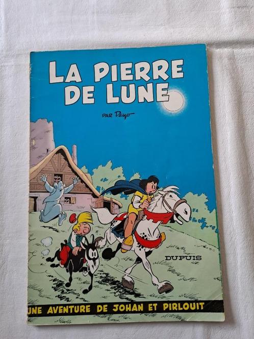 Johan et Pirlouit, La Pierre de Lune, ré-édition, bon état, Boeken, Stripverhalen, Eén stripboek, Verzenden