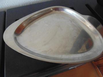Plat en inox, Enlèvement ou Envoi, Comme neuf, Inox