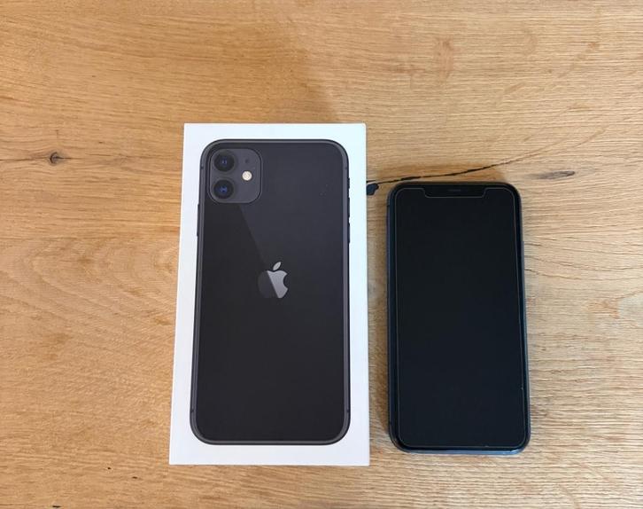 iPhone 11 128 Gb + airpods 2 + toebehoren, Telecommunicatie, Mobiele telefoons | Apple iPhone, Gebruikt, 128 GB, Zonder abonnement
