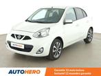 Nissan Micra 1.2 30 Jahre Edition (bj 2016), Auto's, Voorwielaandrijving, Stof, Gebruikt, Wit