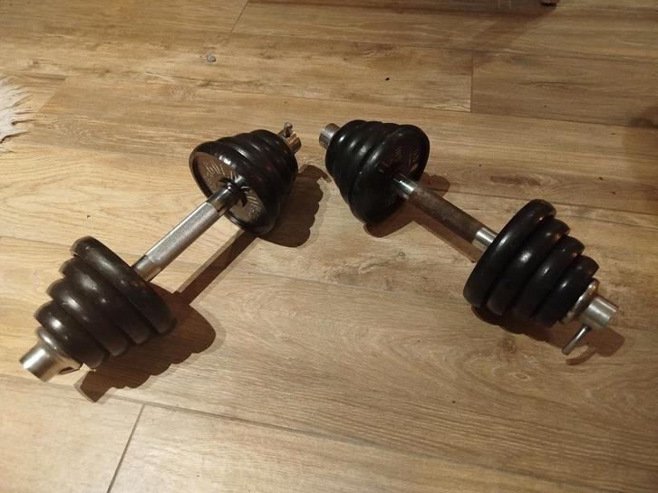 Halters met rijke geschiedenis en 0 gebruikssporen, Sport en Fitness, Fitnessmaterialen, Zo goed als nieuw, Ophalen