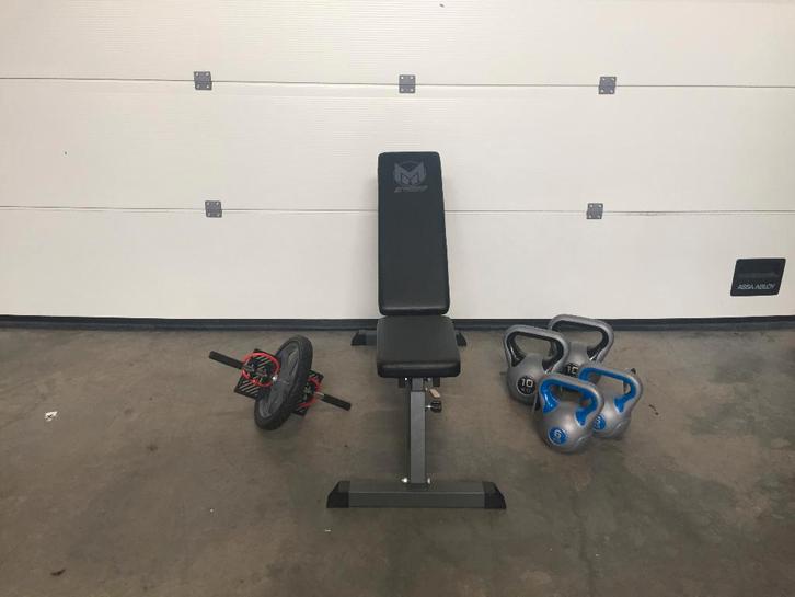 (103) Recent fitnessapparaat met zijn toebehoren, Sports & Fitness, Appareils de fitness, Comme neuf, Enlèvement