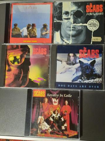 the scabs cd collectie  - 5 stuks - belpop classics beschikbaar voor biedingen
