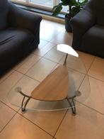 TABLE BASSE DE SALON EN VERRE, Maison & Meubles, 100 à 150 cm, Moins de 50 cm, Verre, Enlèvement