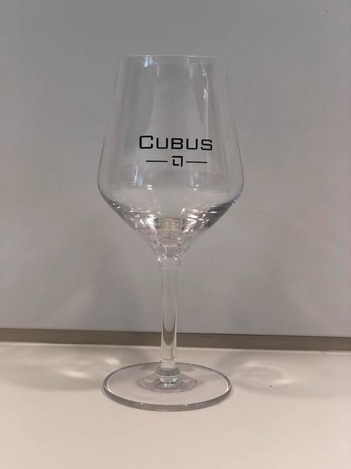 Cubus bierglas, Verzamelen, Biermerken, Ophalen of Verzenden
