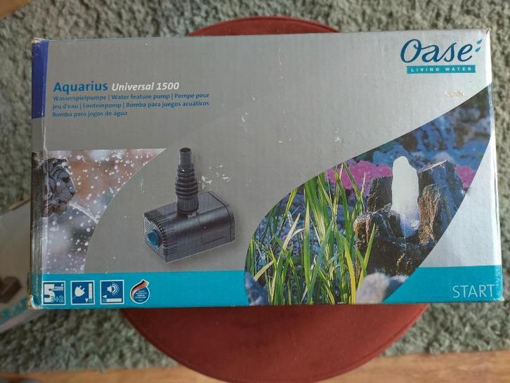 Oase Aquarius Universal 1500 neuf dans sa boîte, Jardin & Terrasse, Accessoires pour étangs, Neuf, Pompe de bassin, Enlèvement ou Envoi