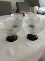 6 Prachtige ijs of fruit glazen, Ophalen, Zo goed als nieuw, Glas, Glas of Glazen