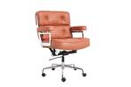 Eames ES 104 Lobby Chair Cognac Leer, Huis en Inrichting, Ophalen of Verzenden, Nieuw, Bruin, Bureaustoel