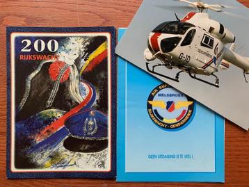 Luchtsteundetachement Rijkswacht Gendarmerie folders en foto beschikbaar voor biedingen