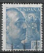 Spanje 1949-1950 - Yvert 790 - Franco - 30 c. (ST), Timbres & Monnaies, Timbres | Europe | Espagne, Affranchi, Envoi