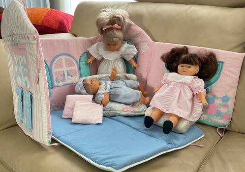 COROLLE… 3 poupées, la maison, les meubles, les vêtements, Kinderen en Baby's, Speelgoed | Poppen, Zo goed als nieuw, Ophalen