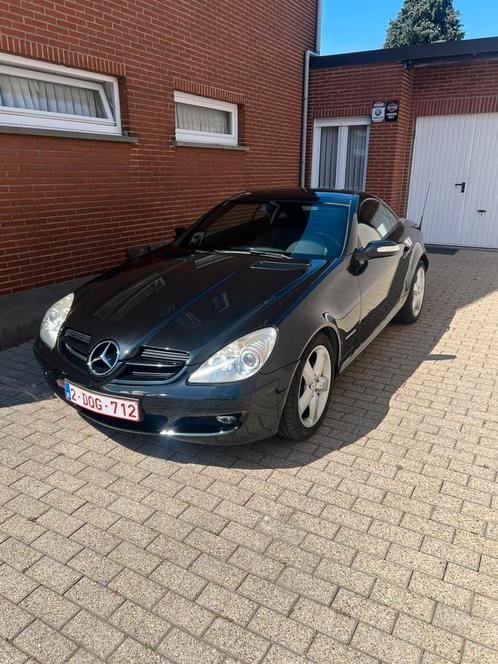 Te koop Mercedes benz SLK 200, Auto's, Mercedes-Benz, Particulier, SLK, Benzine, Handgeschakeld, Zwart, Leder, Ophalen