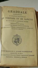 Graduale 1924, Enlèvement ou Envoi, Utilisé, Christianisme | Catholique